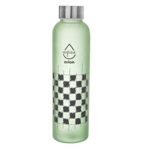 Zelená sklenená fľaša 600 ml Šachovnice – Orion