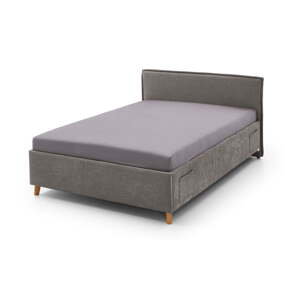 Sivá detská posteľ s úložným priestorom 90x200 cm Fun – Meise Möbel