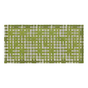 Zelený umývateľný behúň 55x115 cm Dama Verde – Floorita