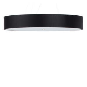 Čierne závesné svietidlo s textilným tienidlom ø 90 cm Herra – Nice Lamps