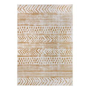 Okrovožltý/biely vonkajší koberec 160x230 cm Biri – NORTHRUGS