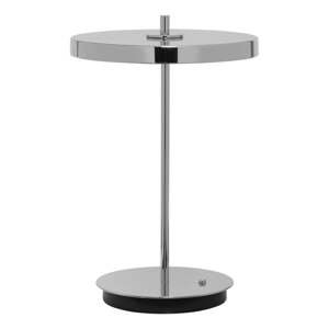 LED stolová lampa so stmievačom v striebornej farbe s kovovým tienidlom (výška  31 cm) Asteria Move – UMAGE