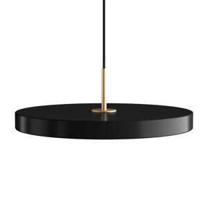 Čierne LED závesné svietidlo so stmievačom s kovovým tienidlom ø 43 cm Asteria Plus Medium – UMAGE