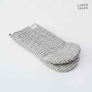 Ľanová chňapka Thin Black Stripes – Linen Tales