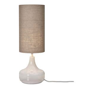 Béžová stolová lampa s textilným tienidlom (výška  75 cm) Reykjavik – it's about RoMi