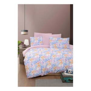 Ružové/fialové obliečky na dvojlôžko/predĺžené s plachtou/4-dielne 160x220 cm Colorful – Mila Home