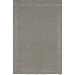 Svetlosivý vlnený koberec 120x180 cm Calisia M Grid Rim – Agnella