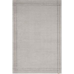 Krémovobiely vlnený koberec 133x190 cm Calisia M Grid Rim – Agnella
