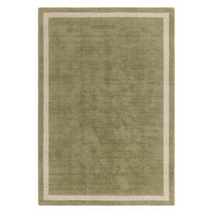 Khaki ručne tkaný vlnený koberec 68x240 cm Albi – Asiatic Carpets