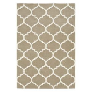 Svetlohnedý ručne tkaný vlnený koberec 80x150 cm Albany – Asiatic Carpets