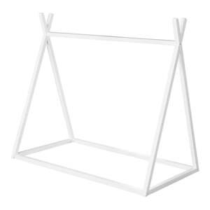 Biela domčeková detská posteľ 70x140 cm Montessori – Roba