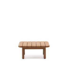 Záhradný odkladací stolík z tíkového dreva 70x70 cm Turqueta – Kave Home