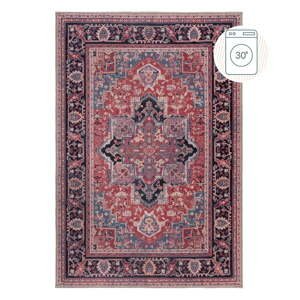 Vínovočervený prateľný koberec s prímesou recyklovaných vlákien 120x170 cm Windsor – Flair Rugs