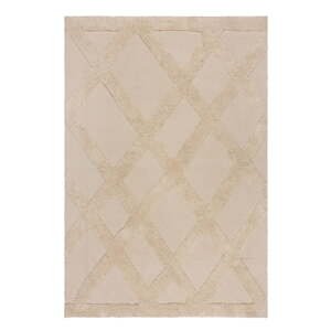 Béžový bavlnený koberec 160x230 cm Tessa Diamond – Flair Rugs