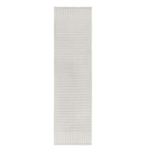 Biely prateľný behúň zo ženilky 60x240 cm Elton – Flair Rugs