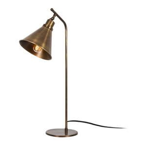 Stolová lampa v bronzovej farbe s kovovým tienidlom (výška  50 cm) Sivani – Opviq lights
