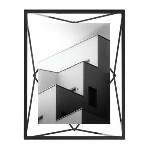 Čierny kovový stojací/na stenu rámček 23x18 cm Prisma – Umbra