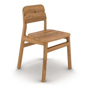 Jedálenské stoličky v súprave 2 ks z dubového dreva v prírodnej farbe Twig – The Beds