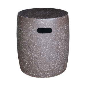 Terrazzo okrúhly záhradný odkladací stolík ø 40 cm Terrazzo – LDK Garden