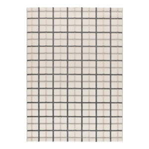 Sivý/krémovobiely koberec 133x190 cm Karisma – Universal