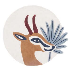 Detský koberec ø 100 cm Gazelle – Lilipinso