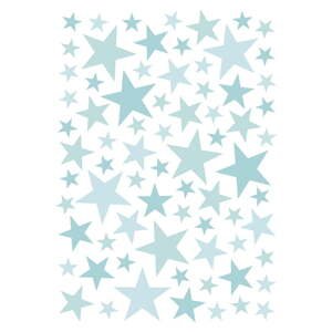 Súprava detských samolepiek 74 ks 30x42 cm Stars – Lilipinso