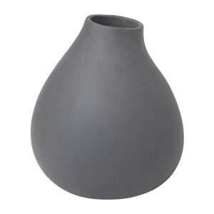 Tmavosivá porcelánová váza (výška  17 cm) Nona – Blomus