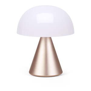 Bielo-svetloružová LED stolová lampa (výška 11 cm) Mina M – Lexon