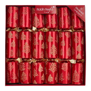 Vianočné crackery v súprave 12 ks Tree Flakes – Robin Reed