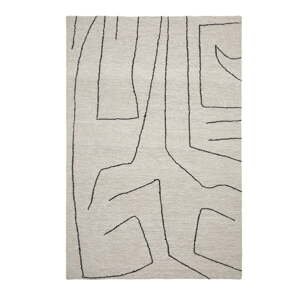 Béžový ručne tkaný vlnený koberec 200x300 cm Spati – Kave Home