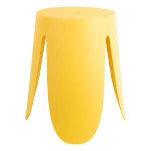 Žltá plastová stolička Ravish – Leitmotiv