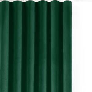 Zelený zamatový dimout záves 265x225 cm Velto – Filumi