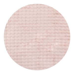 Ružový prateľný okrúhly koberec ø 100 cm Bubble Pink – Mila Home