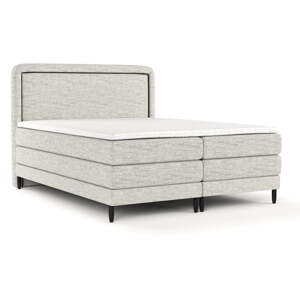 Svetlosivá boxspring posteľ 160x200 cm Dove – Maison de Rêve