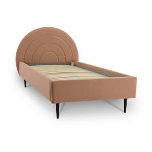 Ružová detská posteľ s úložným priestorom 120x200 cm Rainbow – Scandic