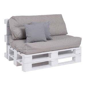 Sivo-béžové záhradné sedáky na palety v súprave 4 ks 80x112 cm – Ixia