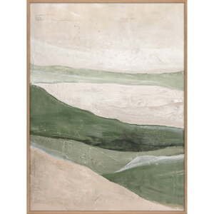Ručne maľovaný obraz 90x120 cm Green Field    – Malerifabrikken