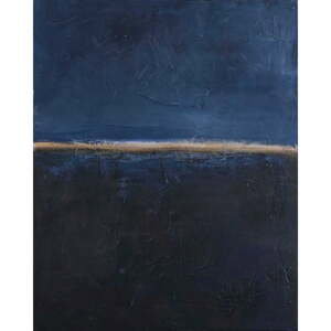 Ručne maľovaný obraz 78x98 cm Edge Blue   – Malerifabrikken
