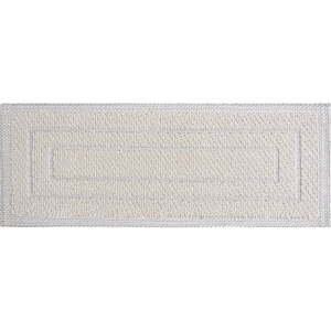 Krémovobiele bavlnené nášľapy na schody v súprave 16 ks 25x65 cm Tablo Krem – Vitaus