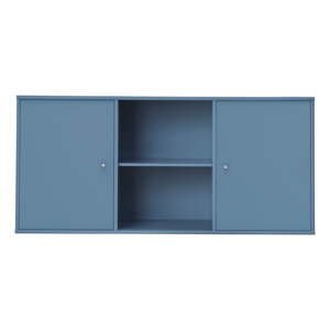 Modrá nízka závesná komoda 133x61 cm Mistral – Hammel Furniture