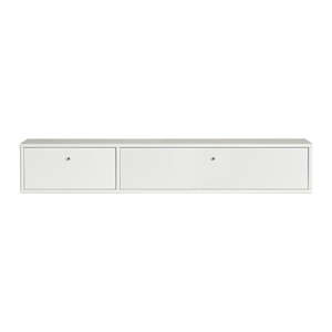Biely TV stolík 136x22 cm Mistral – Hammel Furniture