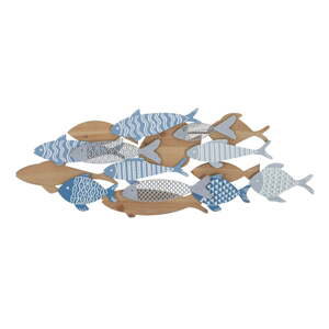 Kovová nástenná dekorácia 91x33,5 cm Fish – Mauro Ferretti
