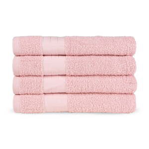Ružové froté bavlnené uteráky v súprave 4 ks 50x100 cm – Good Morning