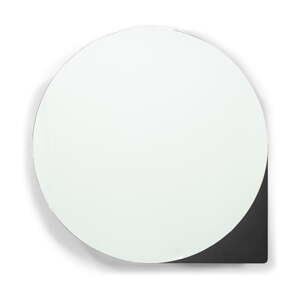 Čierna kovová závesná/so zrkadlom kúpeľňová skrinka 35x35 cm Sonnet – Spinder Design