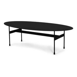 Čierny kovový konferenčný stolík 39x120 cm Mira – Spinder Design