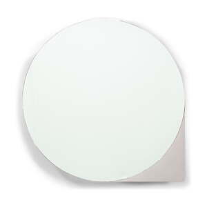 Sivá/béžová kovová závesná/so zrkadlom kúpeľňová skrinka 35x35 cm Sonnet – Spinder Design