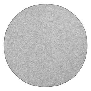 Okrúhly koberec BT Carpet Wolly v sivej farbe, ⌀ 200 cm