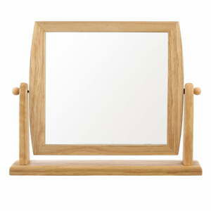 Zrkadielko s dreveným rámom Table Mirror, 9 cm