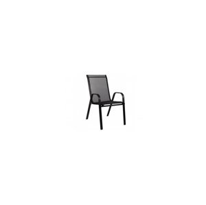 Záhradná stolička Ramada - čierna, 6 ks