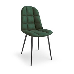 Dizajnová stolička Brenna tmavo zelená